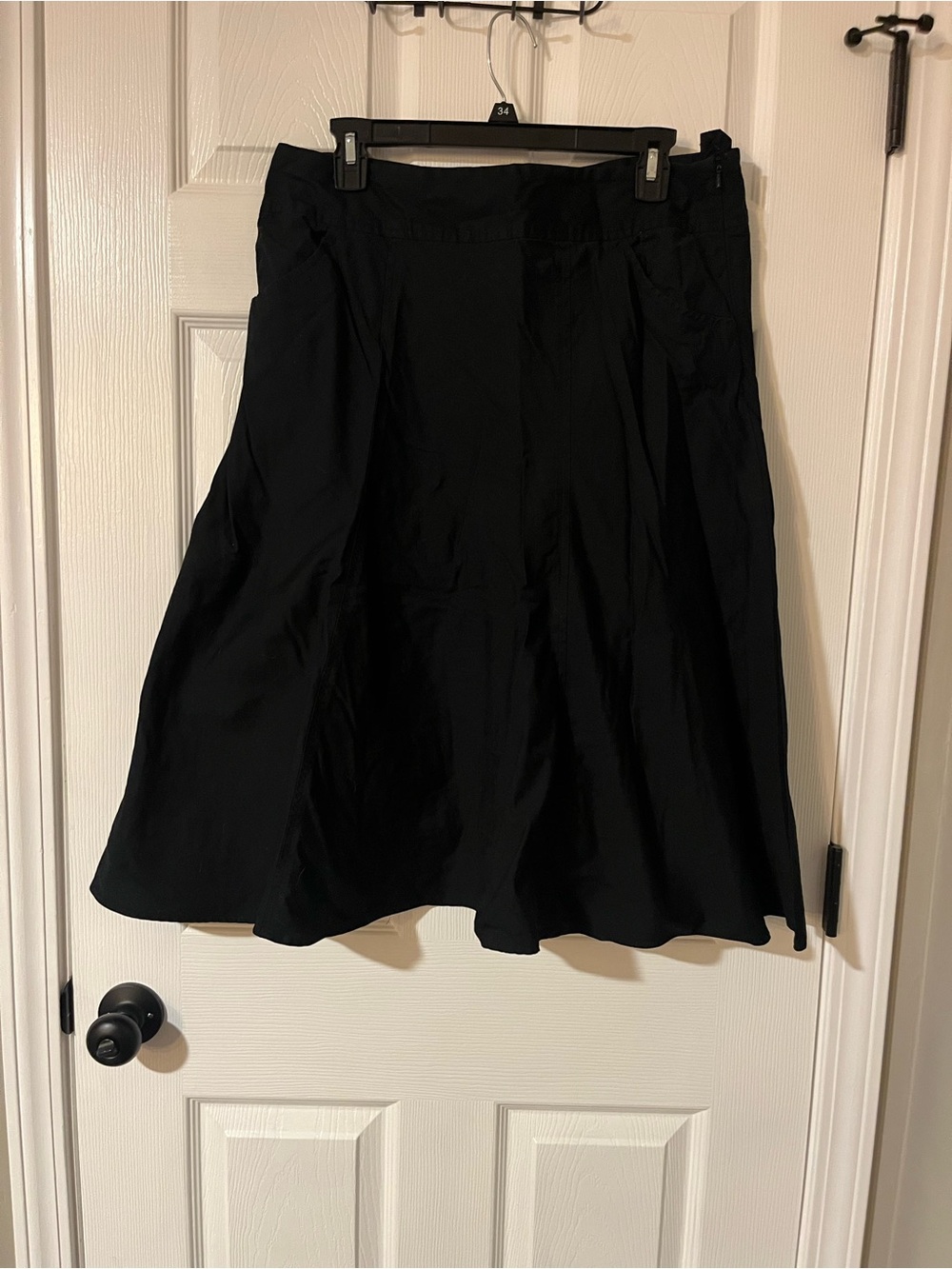 Charter Club Black A-Line Skirt